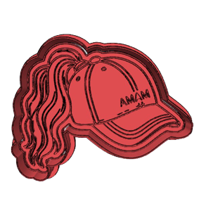 Mother’s Day Mom & Cap Cookie Cutter
