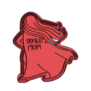 Mother’s Day Mom Superhero Cookie Cutter