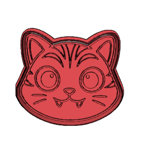 K-Pop Demon Hunters Cat Cookie Cutter