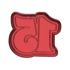 Birthday Number 15 Cookie Cutter