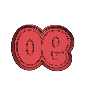 Birthday Number 90 Cookie Cutter