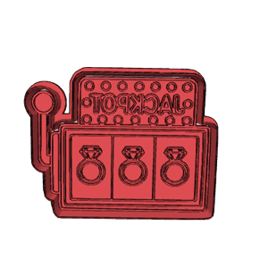 Poker & Casino Slot Machine Cookie Cutter