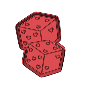 Poker & Casino Dice Cookie Cutter