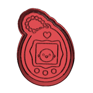 Tamagotchi Cookie Cutter