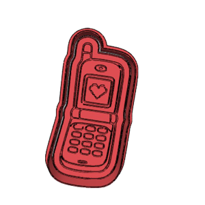 Flip Phone Cookie Cutter