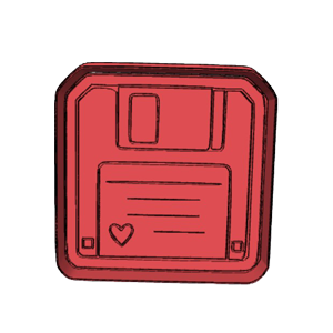 Floppy Disk Cookie Cutter