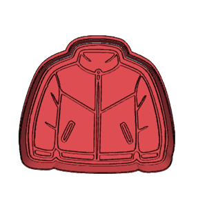 Retro Jacket Cookie Cutter