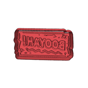 Booyah Cookie Cutter