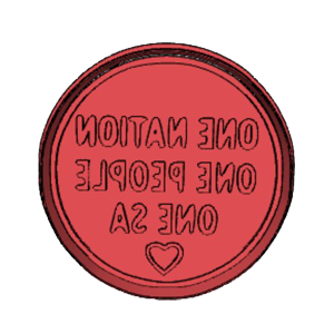 One Nation One People One South Africa Cookie Cutter