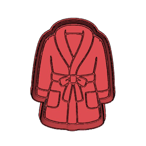 Spa Robe Cookie Cutter