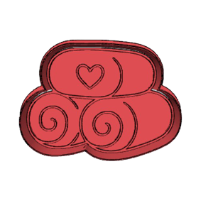 Spa Stones Cookie Cutter