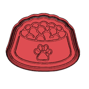 Pet Food Bowl Cookie Cutter