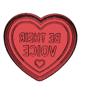 Be Their Voice Cookie Cutter