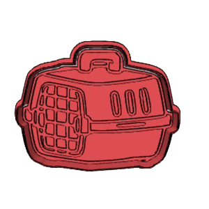 Pet Carrier Cookie Cutter