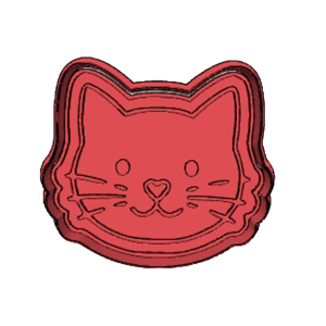 Cat Face Cookie Cutter
