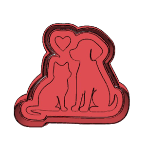 Cat & Dog Cookie Cutter