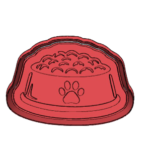 Pet Food Bowl Cookie Cutter