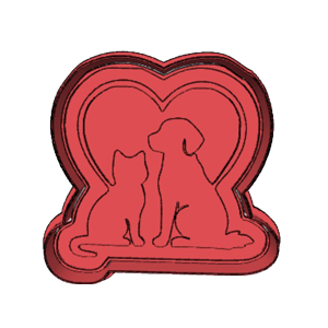 Cat & Dog Silhouette Cookie Cutter