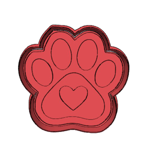 Paw Print Cookie Cutter
