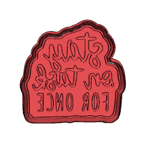 Stay On Task Cookie Cutter