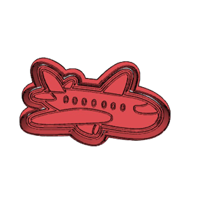 Passenger Airplane Cookie Cutter