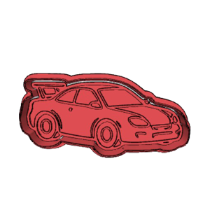 Sports Coupe Cookie Cutter