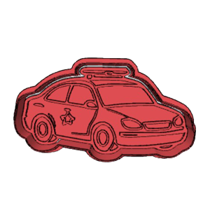 Classic Sports Car Cookie Cutter