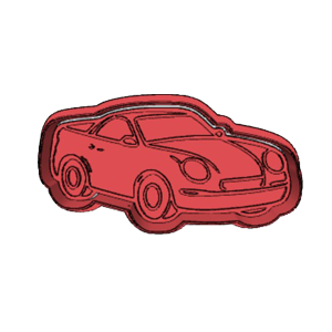 Retro Hatchback Car Cookie Cutter