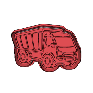 Dump Truck Cookie Cutter