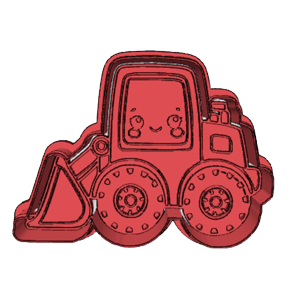 Bulldozer Cookie Cutter