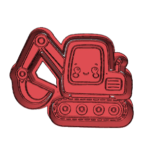 Heavy Excavator Cookie Cutter