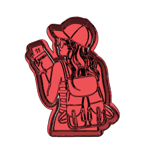 Vacation Traveller Cookie Cutter