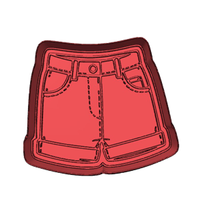 Holiday Shorts Cookie Cutter