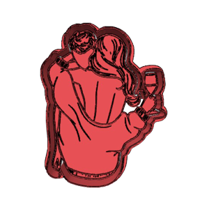 Valentine’s Day Woman Cookie Cutter