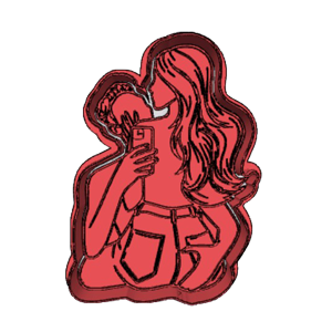 Valentine’s Day Girl Cookie Cutter