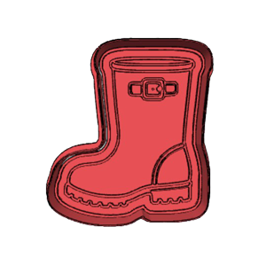 Winter Gumboot Cookie Cutter