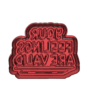 Your Feelings Are Valid Cookie Cutter