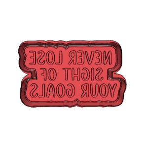 Never Loose Sight Cookie Cutter