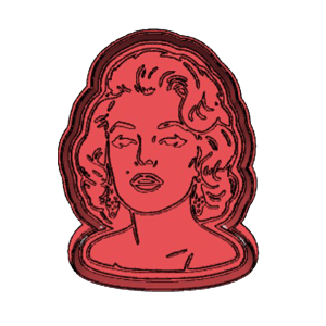 Marilyn Monroe Cookie Cutter