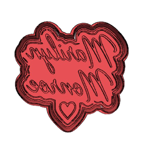 Marilyn Signature Cookie Cutter