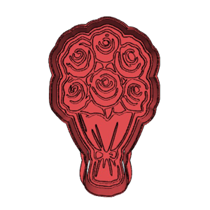 Roses Cookie Cutter