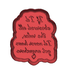 Rules Quote Cookie Cutter
