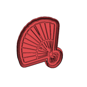 Fan Cookie Cutter