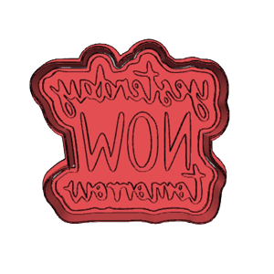 Yesterday Now Tomorrow Cookie Cutter