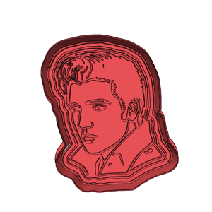 Elvis Presley Cookie Cutter