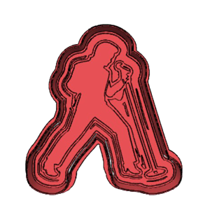 Elvis Silhouette Cookie Cutter