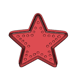 Glitter Star Cookie Cutter