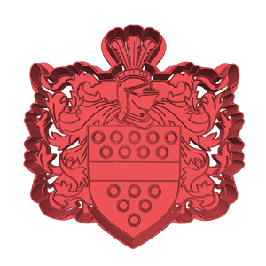Van der Merwe Family Crest Cookie Cutter & Embosser Stamp