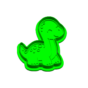 Brontosaurus Cookie Cutter