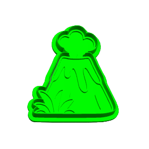 Volcano Cookie Cutter